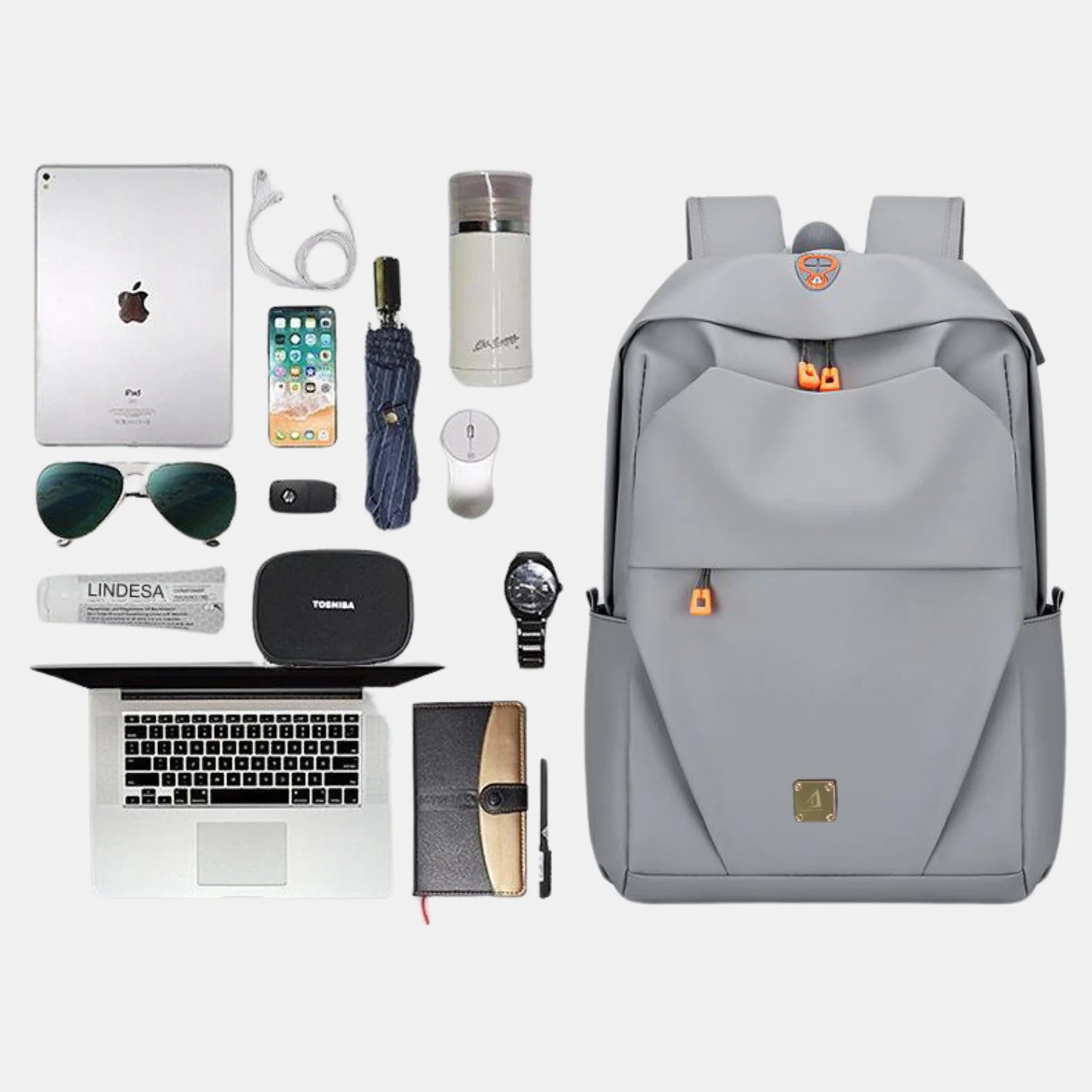 Spacious Waterproof Laptop Travel Backpack for Men